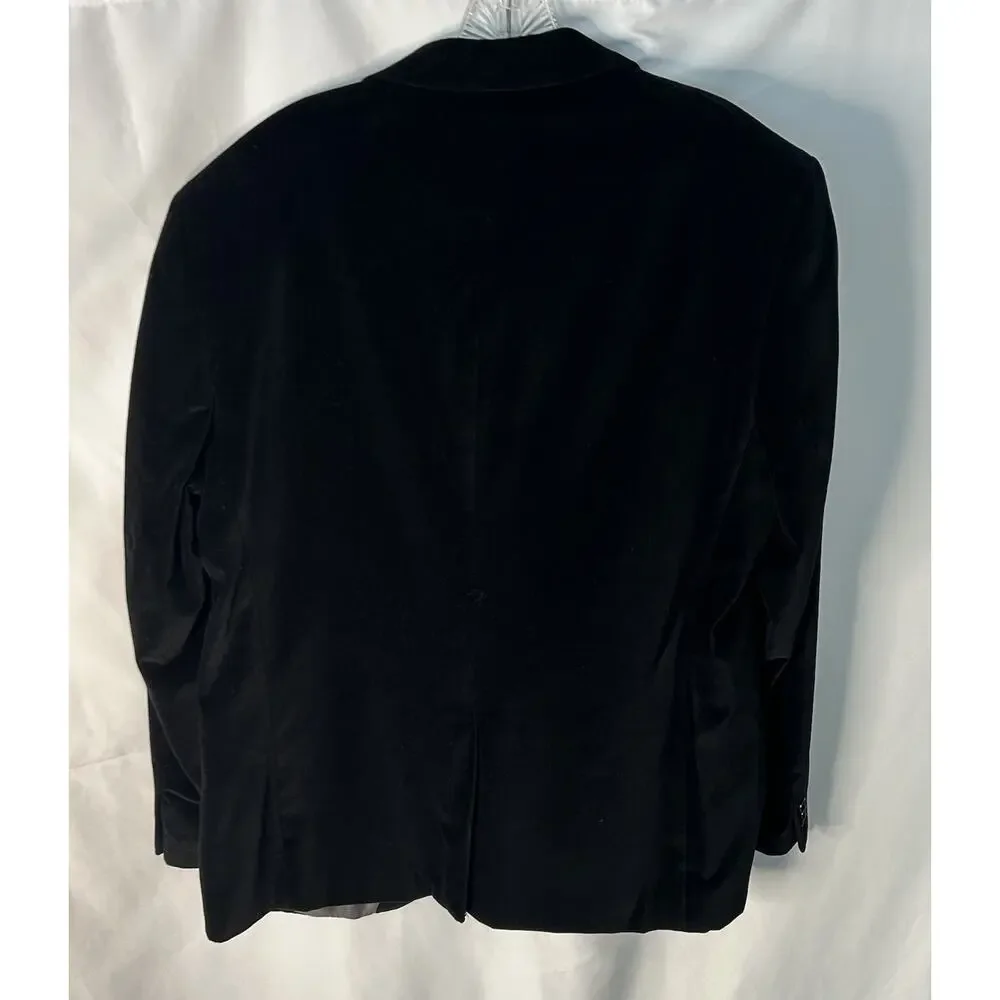 Vintage Di Quattro Jacket Size L Lining Black‎ 100% Cotton Blazer Sport Coat
